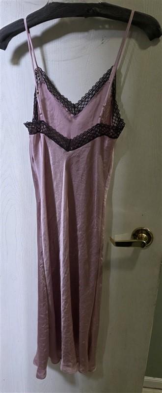 NWT Natori S Ashley Rose Quartz Icon Lace Slip Dress 126206