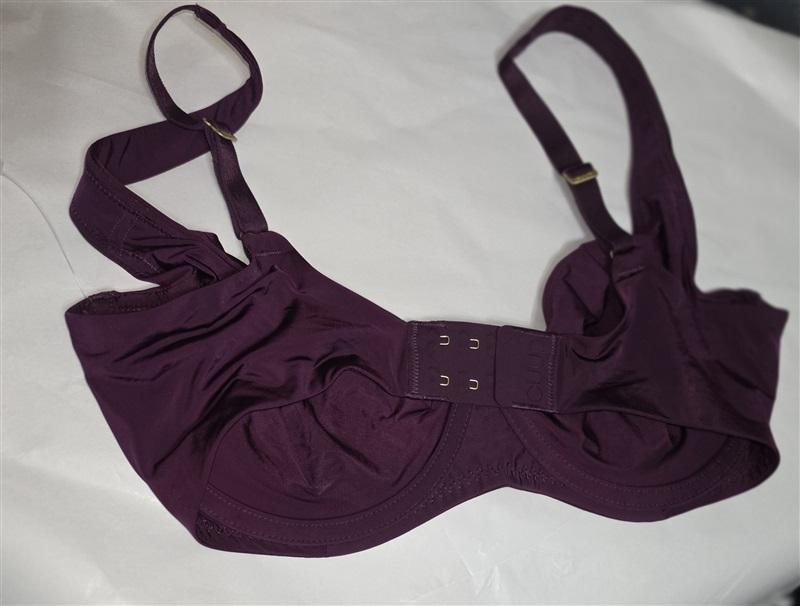 NWOT CUUP 34D The Scoop Purple Microfiber Underwire Bra 126225