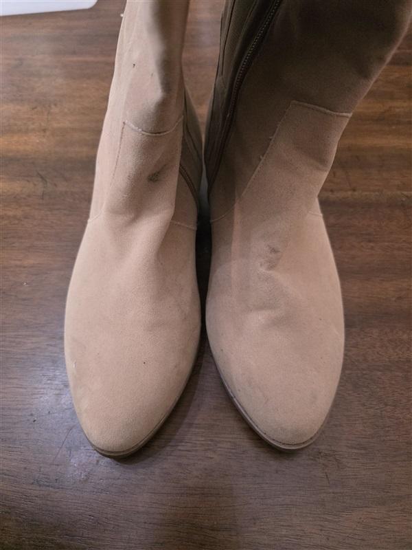 NWOT Lane Bryant 8W Faux Suede Riding Boots Wide Calf 126289