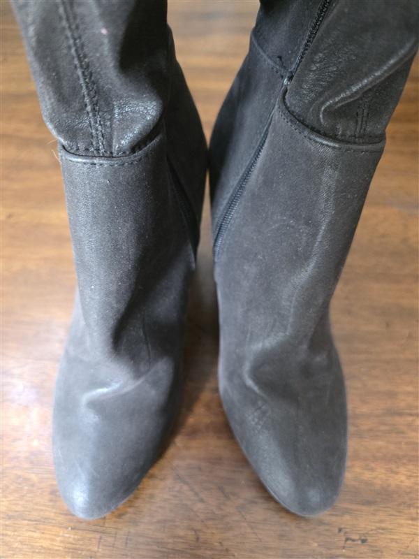 NWOT Shoedazzle 7 Rhona Thigh High Boot Black 126299