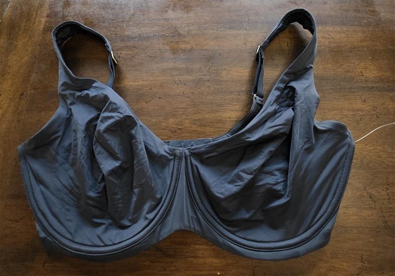 NWOTD CUUP 36F The Scoop Black Microfiber Underwire Bra 126309