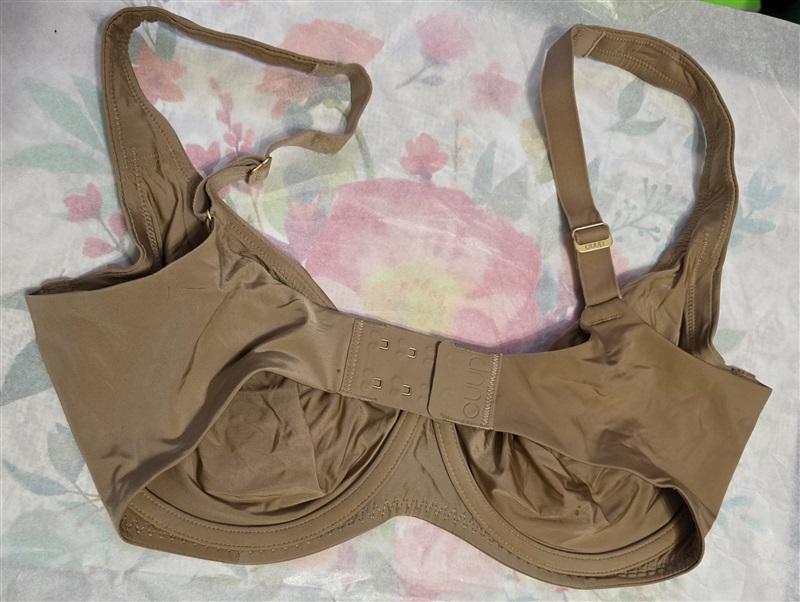NWOT CUUP 38E The Scoop Taupe Microfiber Underwire Bra 126317