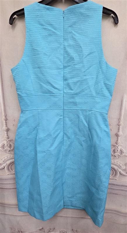 NWOT Tahari Arthur Levin 8 Sleeveless Tank Turquoise Dress 126329