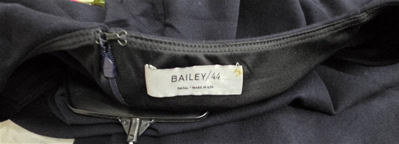 NWOT Bailey 44 S Open Shoulder Dress Navy Blue Cold Shoulder 126339