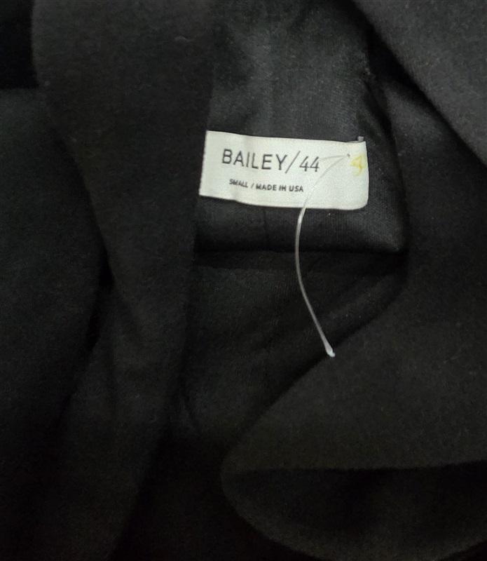 NWOT Bailey 44 S Blossom Dress Black Cut Out V Neckline 126347