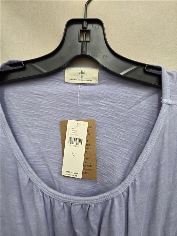 NWT Anthropologie T.LA SM Boho Blue Ombre Open Back Pocketed Midi Dress 126395
