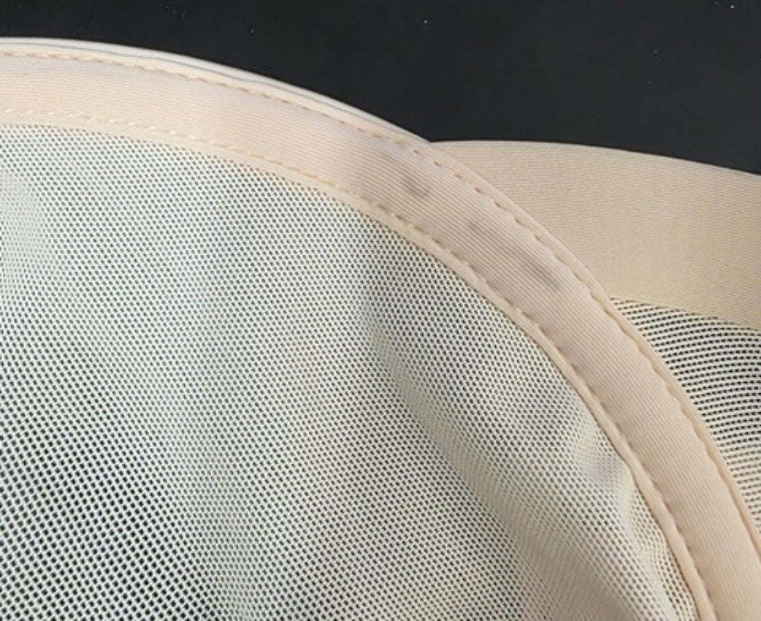 NWOTD CUUP 34G The Plunge Mesh Ivory Sheer Underwire Bra 126418