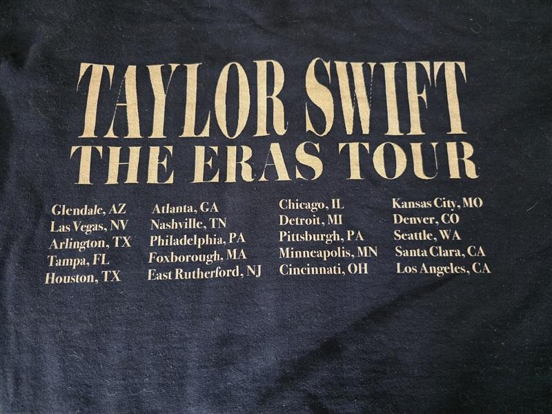NWOT Taylor Swift Meet Me at Midnight Era Tour Blue Zip Hoodie 126486