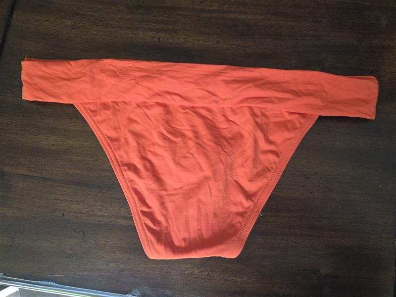 NWT Elizabeth Hurley S Jade Bikini Bottom Red Orange 126492