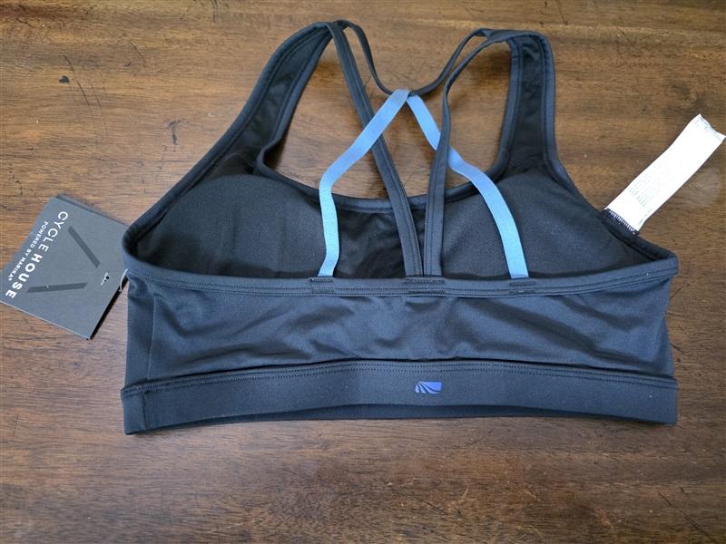 NWT Cycle House Marika Yoga Sports Bra Black 126524