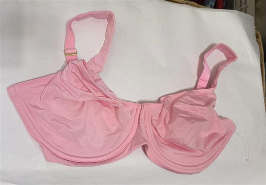NWOT CUUP 34F The Scoop Pink Microfiber Underwire Bra 126576