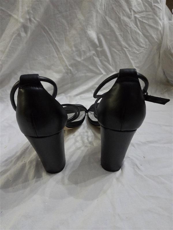NWOTD Nine West 9 Maer Heeled Sandals Black Strappy 126612