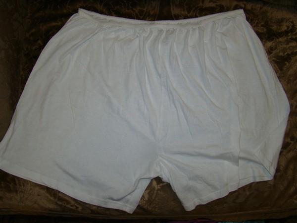 NWOT Comfort Choice 3pr WHITE Cotton Boxer Brief Underwear Size 14 126621