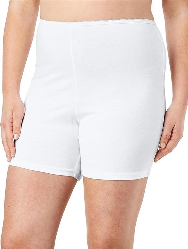 NWOT Comfort Choice 3pr WHITE Cotton Boxer Brief Underwear Size 14 126621
