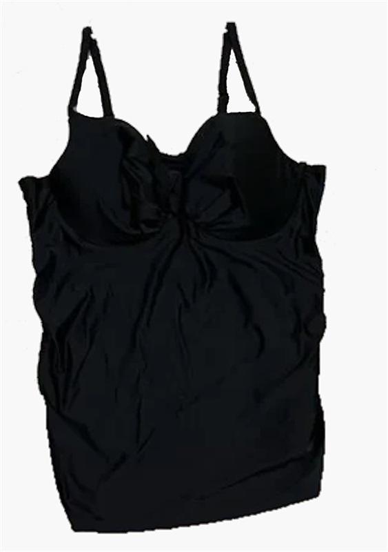 NWOT Cacique 44D Keyhole Bow Underwire Swim Tankini 126633