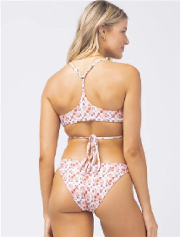 NWOTD L*Space M Kristen Top Fly Back Blocks Bikini Top BLP 126651