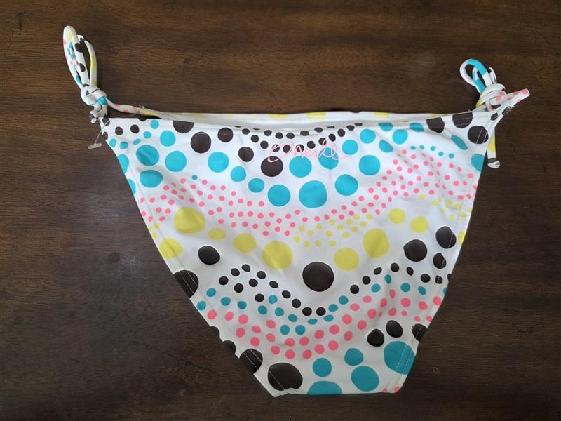 NWOT O'Neill 40 Polka Dot Tie Side Bikini Swim Bottom 126774