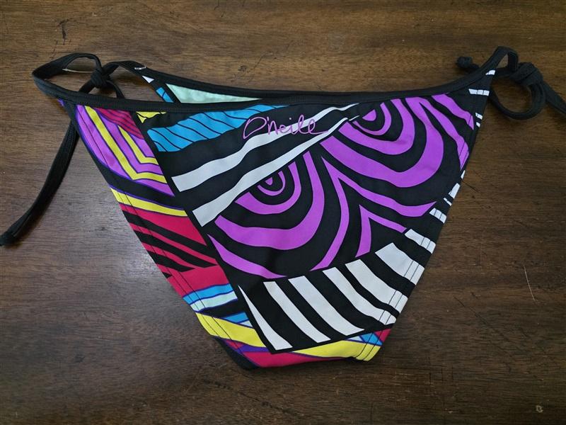 NWOT O'Neill 1980's Graphic Bird of Paradise Bikini Swim Top & Bottom 126482