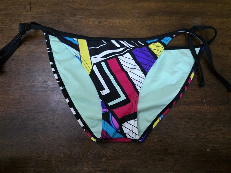 NWOT O'Neill 1980's Graphic Bird of Paradise Bikini Swim Top & Bottom 126482