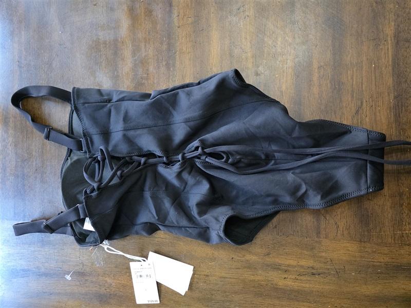 NWOT Good American 4XL Sculpt Corset 1Pc Swimsuit Black 126823
