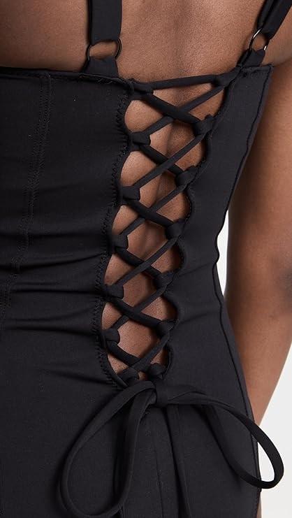 NWOT Good American 4XL Sculpt Corset 1Pc Swimsuit Black 126823