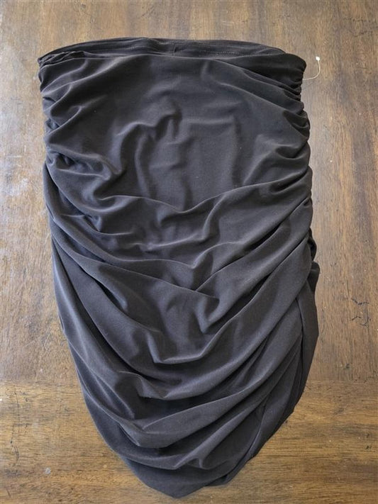 NWOT Last Tango XS Brown Draped Strapless Tube Top Brown 126845