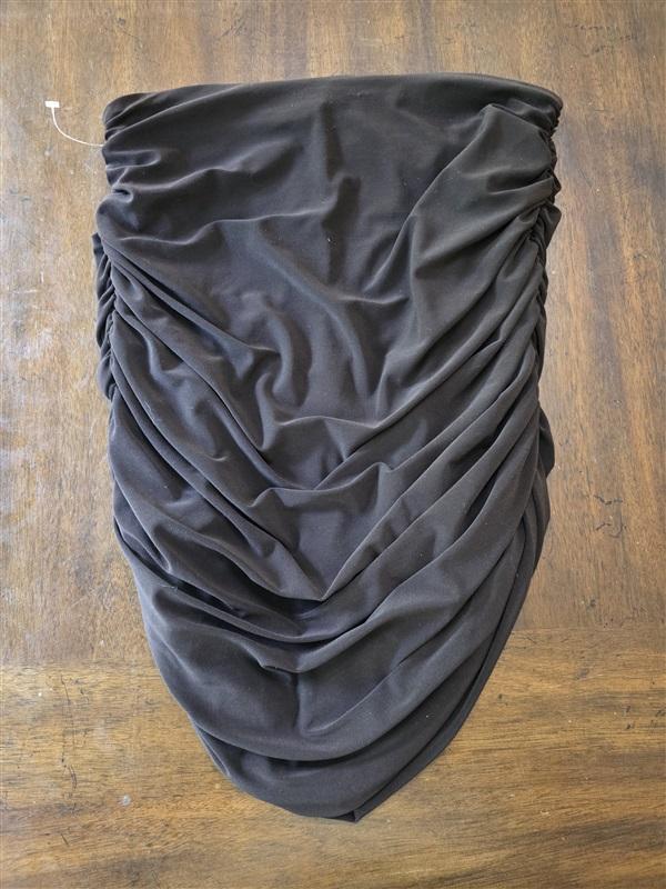 NWOT Last Tango XS Brown Draped Strapless Tube Top Brown 126845