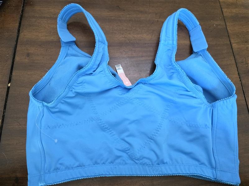 NWOT Comfort Choice 40G Blue Posture Support Soft Cup Front Close Bra 126877