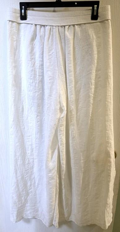 NWOTD Robin Piccone L Michelle White Haram Pants Swim Cover Up 126884