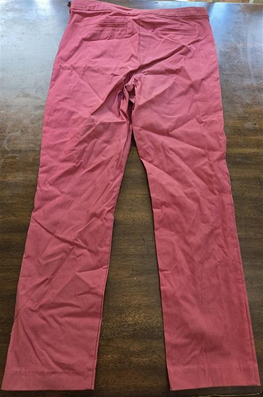NWT Violets & Roses 12 31 Tinsley Slim Straight Trouser Pants Raspberry 126891