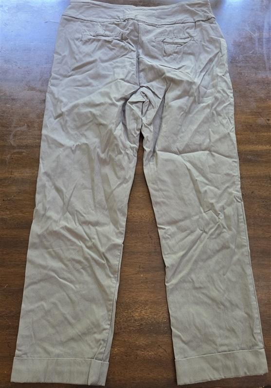 NWOT Tribal 12 Highrise Pull on Cuffed Ankle Pant Gray 126897