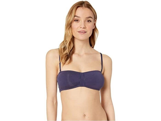 NWT On Gossamer L Cabana Bandeau Bralette Blue G5195 126960