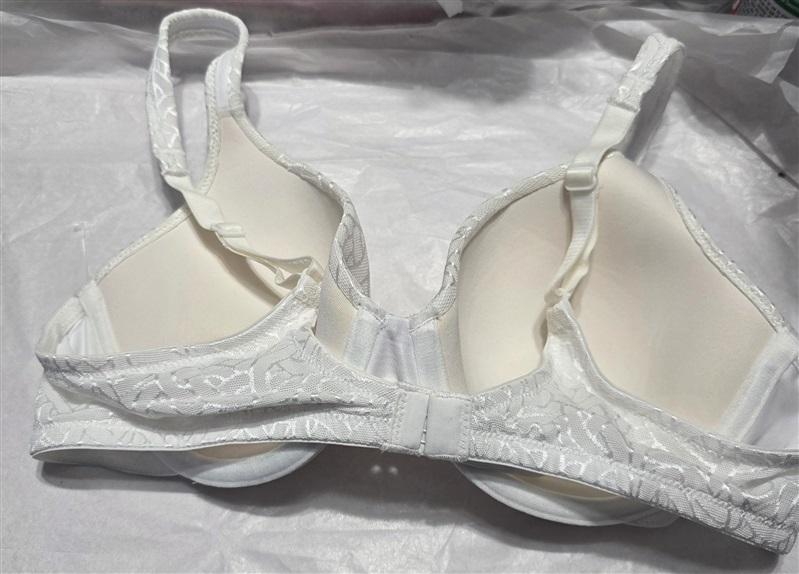 NWOT Vanity Fair 36B Body Shine Full-Coverage Underwire Bra 75298 White 127025