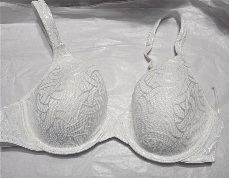 NWOT Vanity Fair 36B Body Shine Full-Coverage Underwire Bra 75298 White 127025