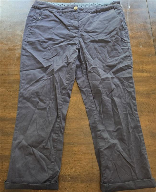 NWOT Tribal 12 Highrise Cuffed Ankle Pant Blue 127038