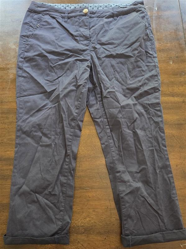 NWOT Tribal 12 Highrise Cuffed Ankle Pant Blue 127038