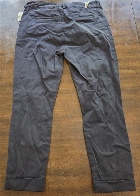 NWT Cosmic Blue Love 30 Admiral Blue Cuffed Crop Trouser Pants 127039