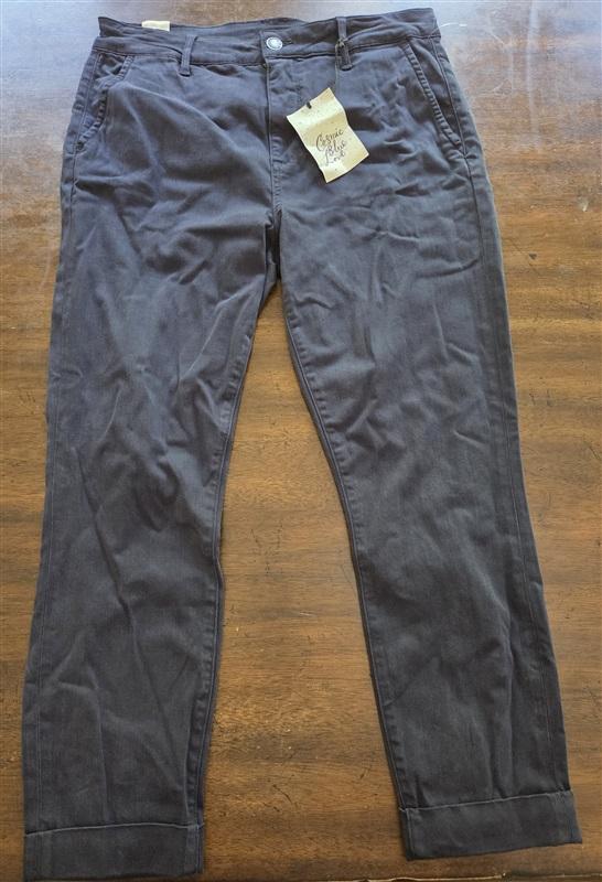 NWT Cosmic Blue Love 30 Admiral Blue Cuffed Crop Trouser Pants 127039