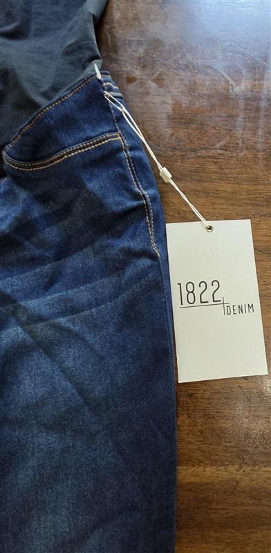 NWT 1822 Denim 29 Butter Jeans Maternity Ankle Skinny Blue 127043