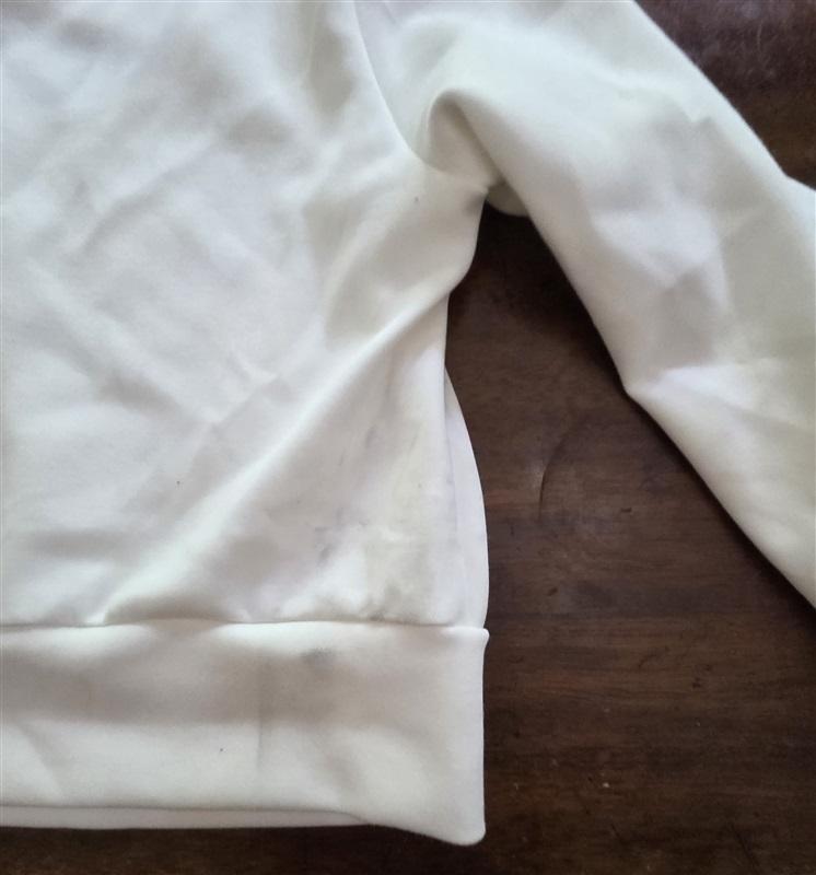 NWOTD Lanston SM Cut Out Cropped Hoodie White 127045