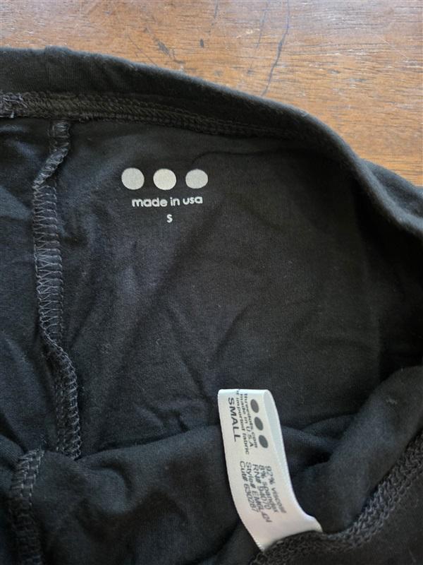 NWOT Three Dots Small Black Leggings 127047
