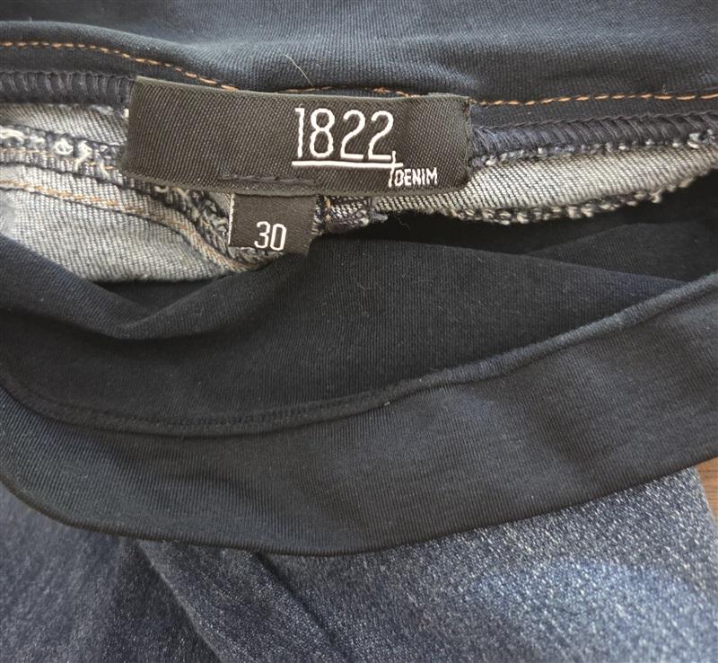 NWOT 1822 Denim 30 Butter Jeans Maternity Ankle Skinny Blue 127049