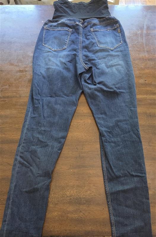 NWOT 1822 Denim 30 Butter Jeans Maternity Ankle Skinny Blue 127049