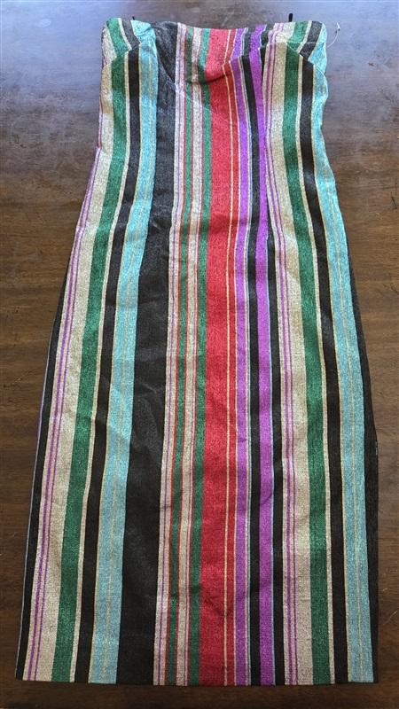 NWOTD Trina Turk 4Mercury Sparkle Stripe Strapless Dress 127052