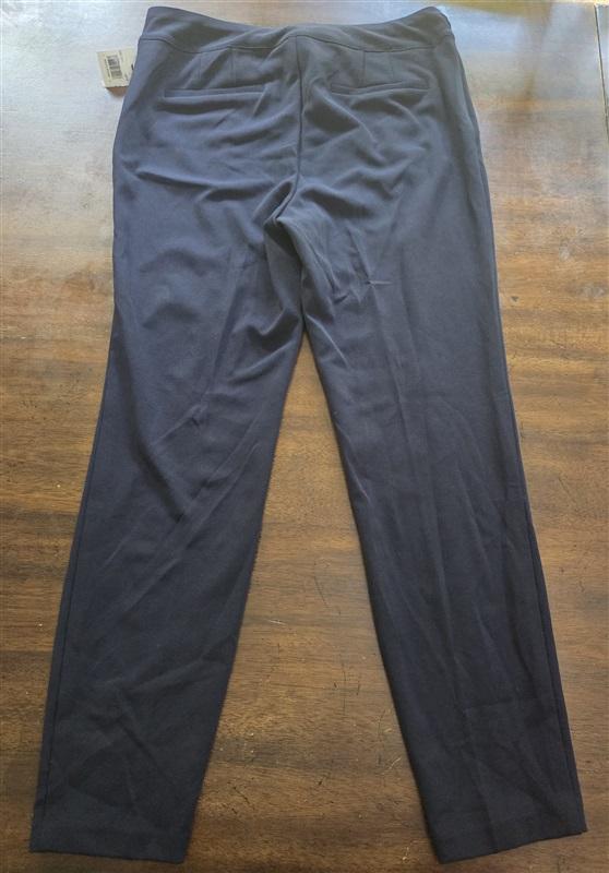 NWT Soho M Slim Pull On Belted Trouser Pants Navy 127073