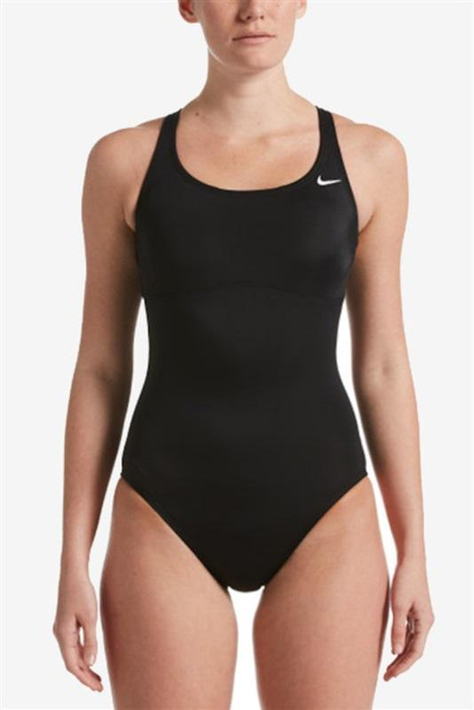 NWOT Nike XL Epic Racerback 1pc Black Swimsuit 127095