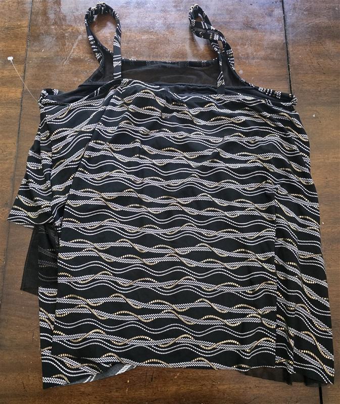 NWT Miraclesuit 14 Illusionists Mirage Tankini Top Swimsuit 127133