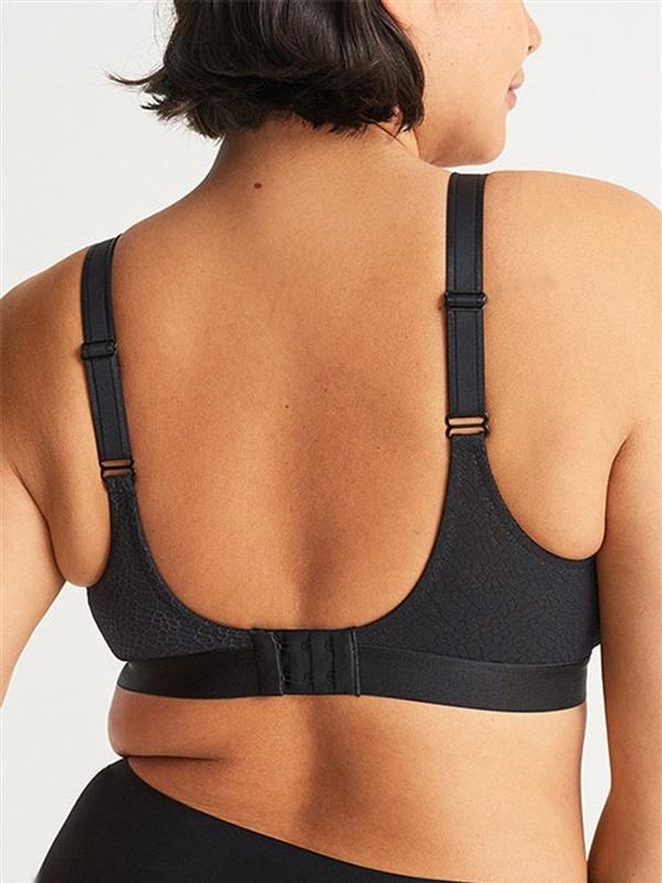 NWT Chantelle 40DD C Magnifique Full Bust Wire Free Bra 1892 Black 127147