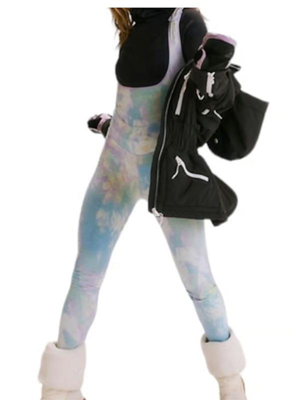 NWTD Free People FP Movement XS Inspire Wash Front Ski Bodysuit 127176