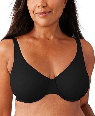 NWT Wacoal 34C Comfortable Cool Underwire Bra 855385 Black 127190